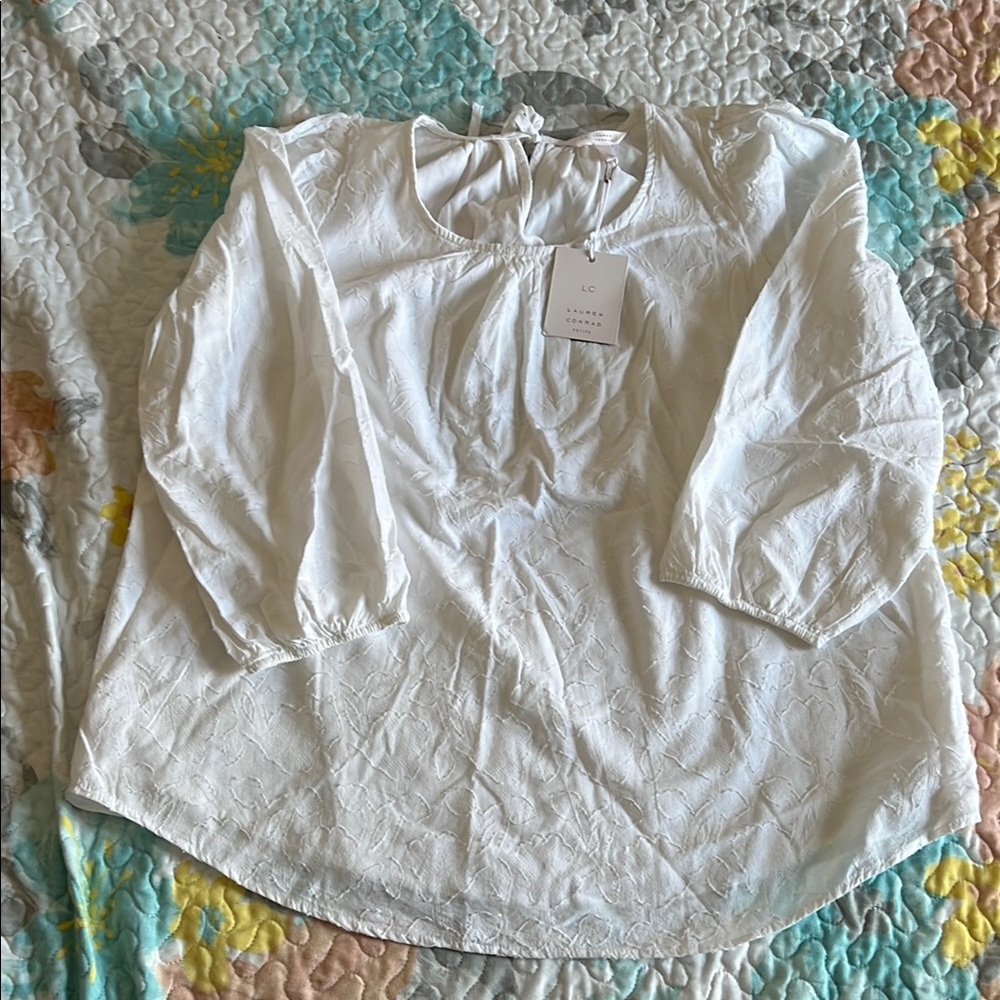 LC Lauren Conrad White Blouse